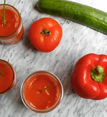 Summer Gazpacho - Mikaela Reuben