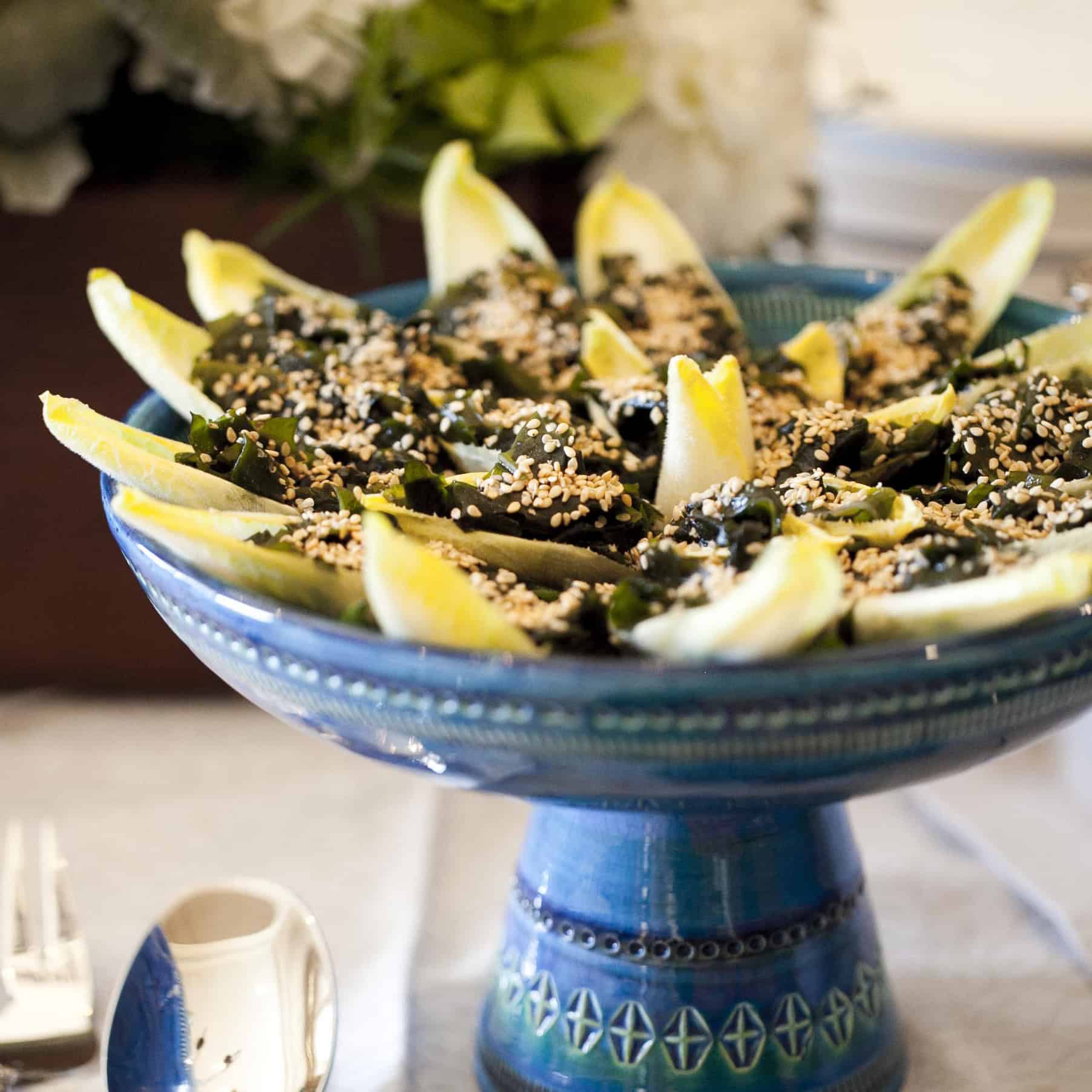 Sesame Wakame in Endive