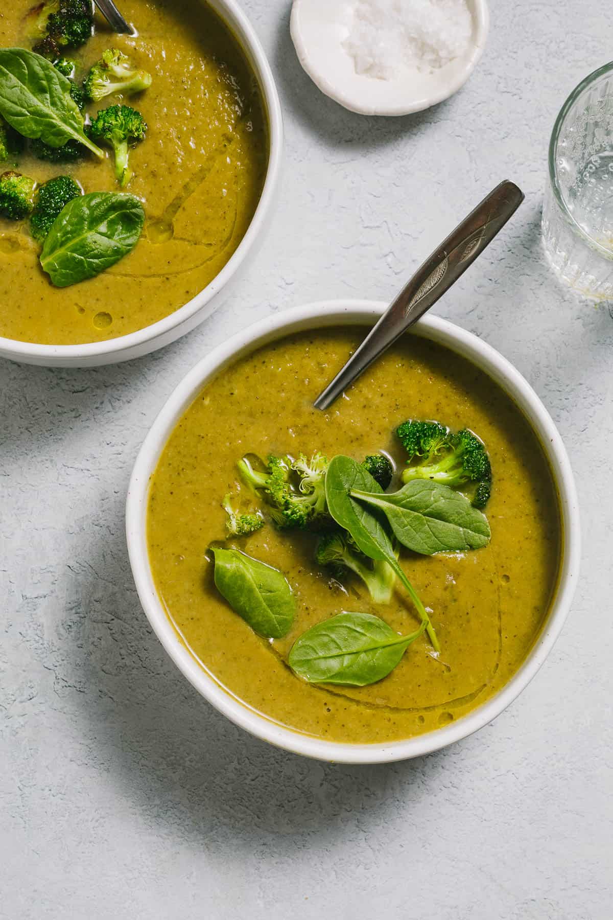Broccoli and Leek Soup - Mikaela Reuben