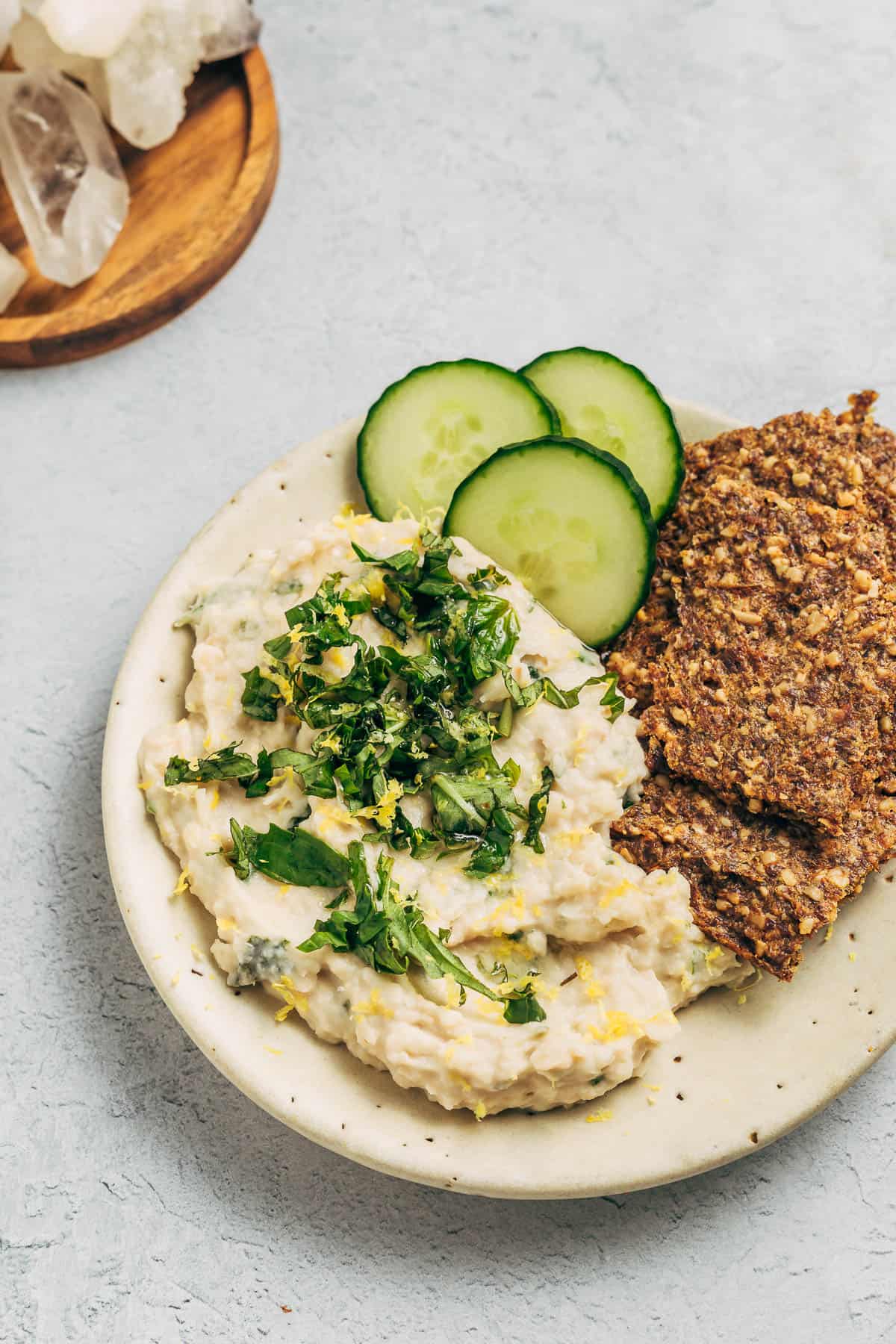 Zucchini White Bean Power Dip - Mikaela Reuben